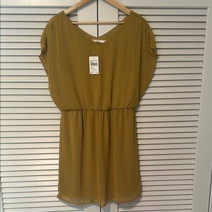 Lush Mustard Yellow Dress